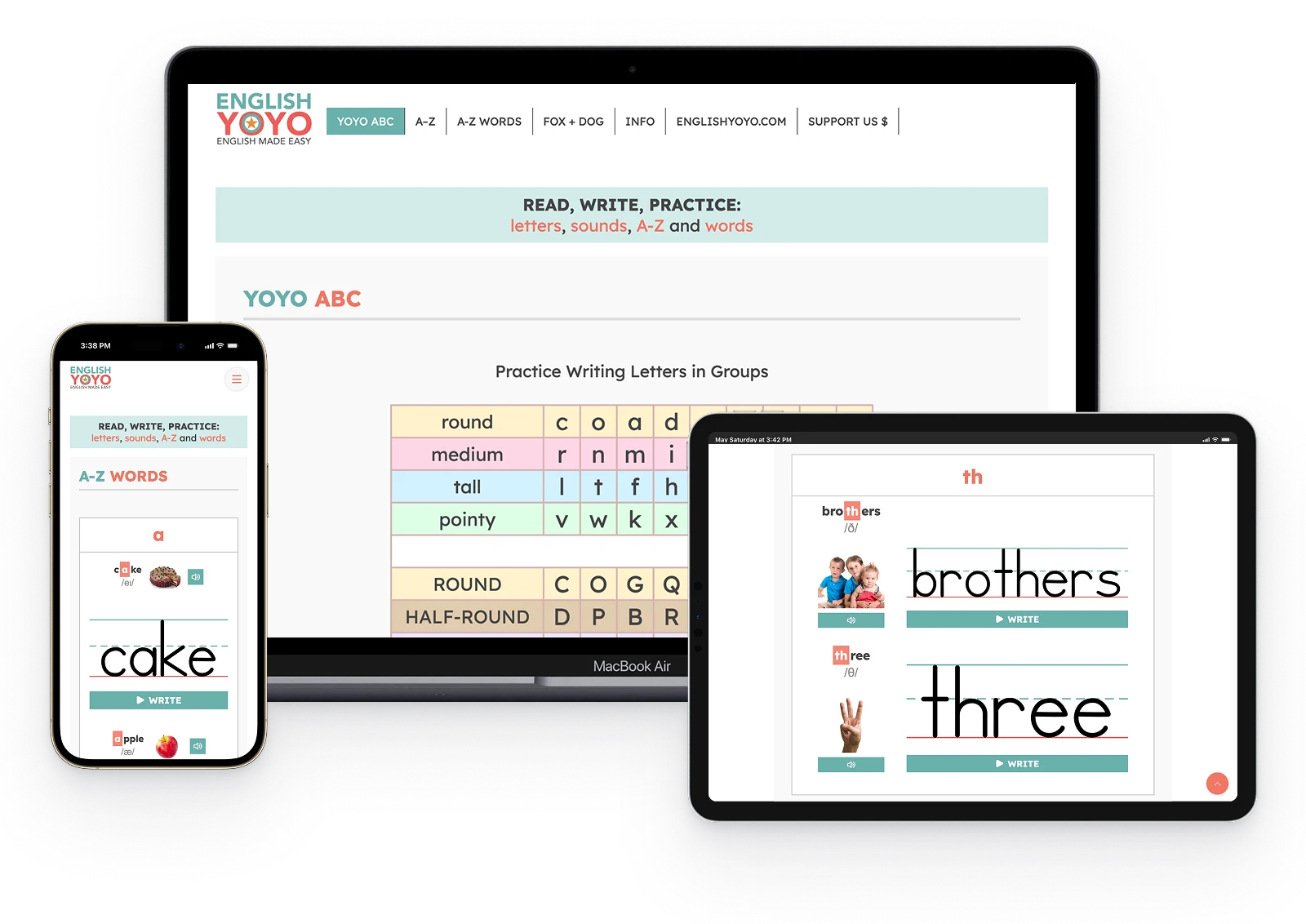 ABC EnglishYoyo website preview